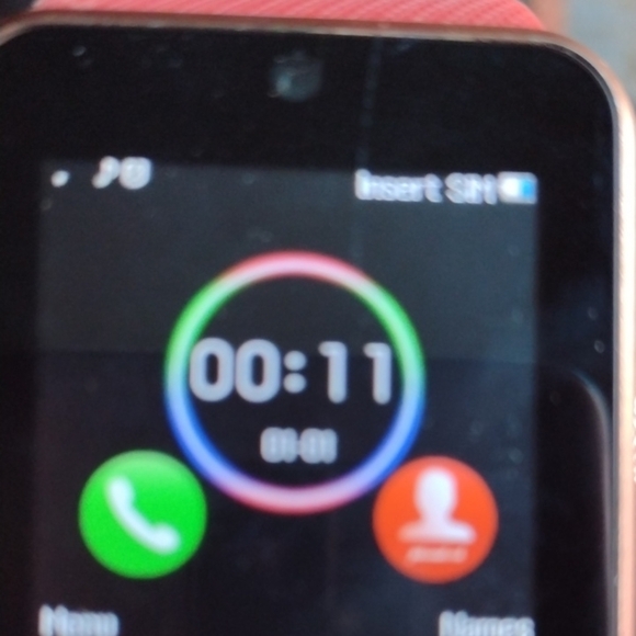 Smartwatch with Red Band